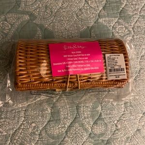Lilly Pulitzer Wicker Clutch